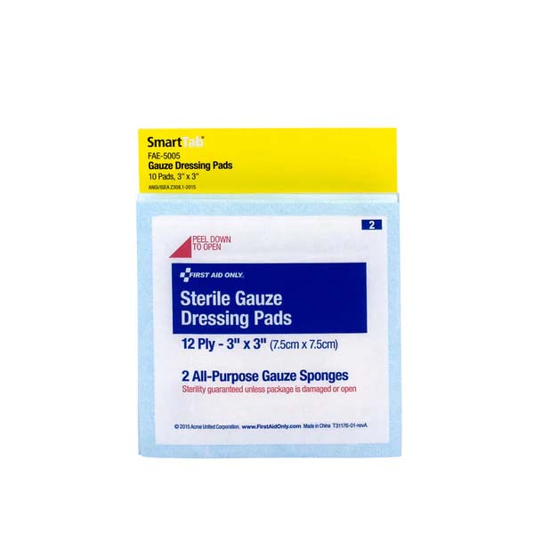 Sterile Gauze Pads - White - 3 in x 3 in